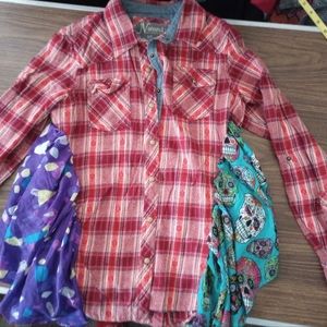 FUN/FUNKY multi-print shirt